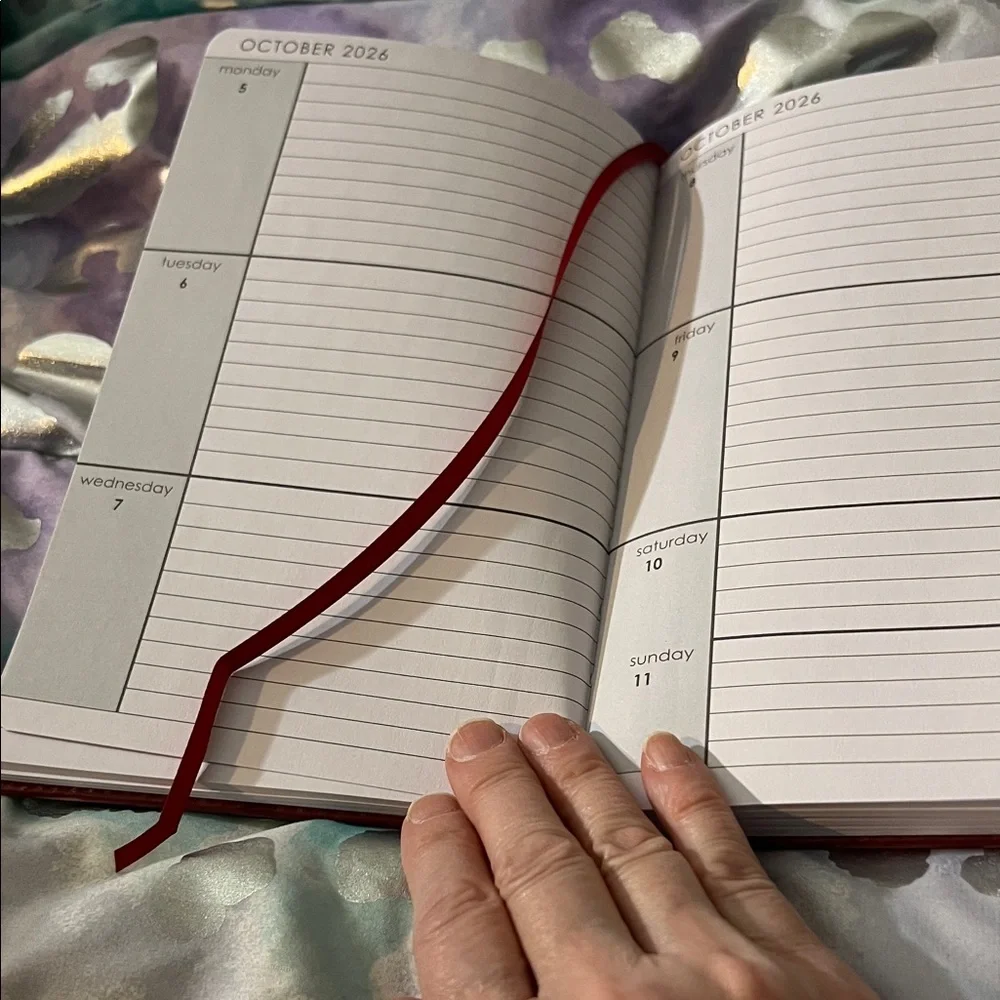Red Faith Hope Love Planner-NWT